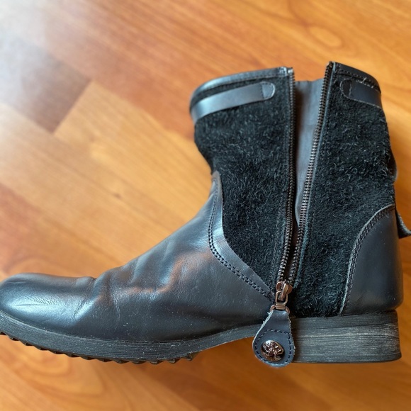 COPY - Pajar Canada Black Leather Boots 42 9 9.5 - Picture 4 of 9